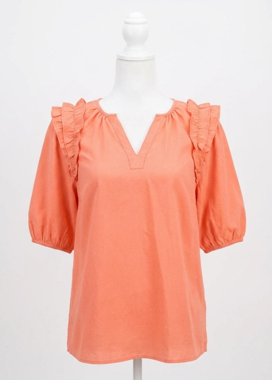 NEW MARY SQUARE skylar top in coral